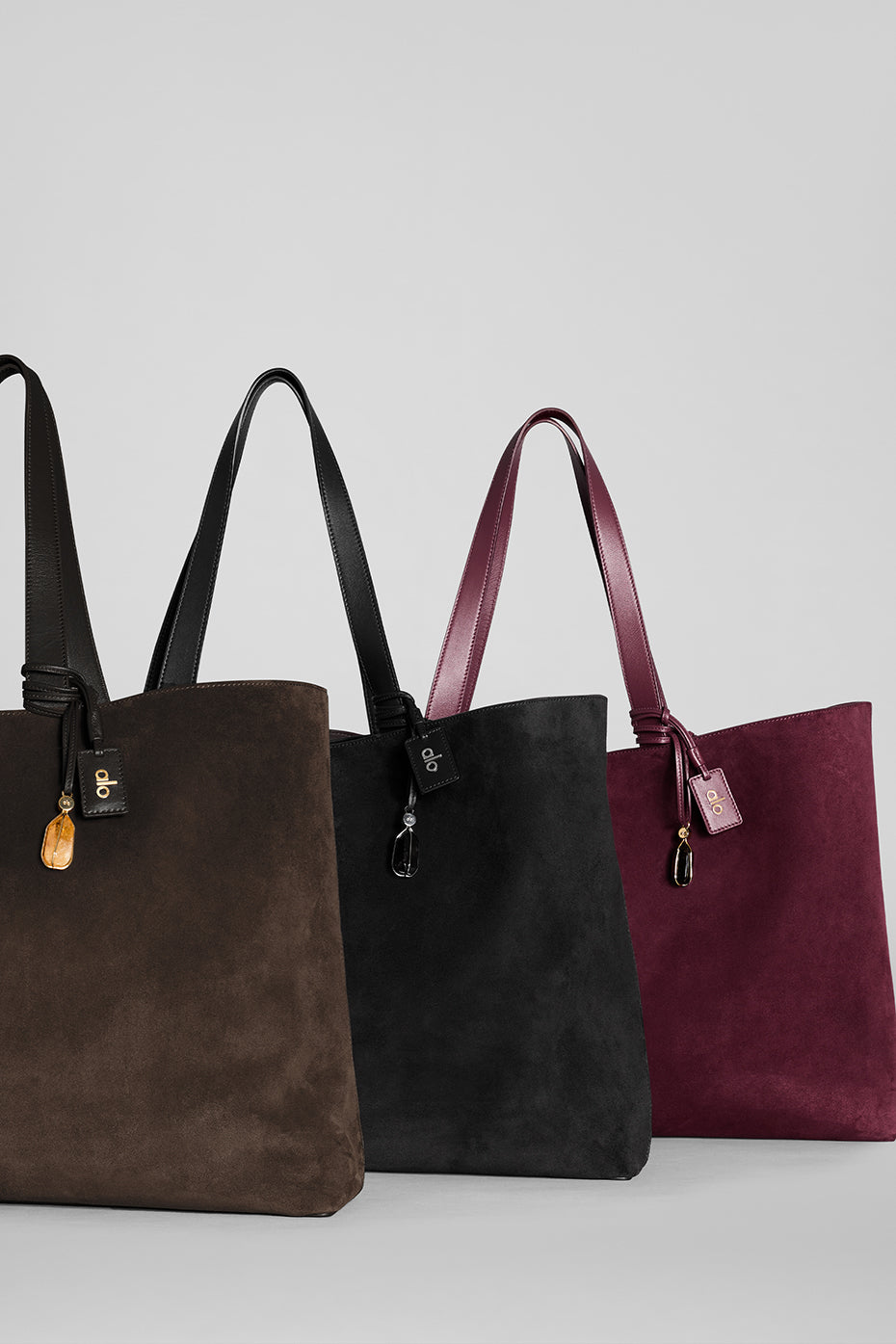 ALO Tranquility Tote - Bordeaux Suede - Image 7