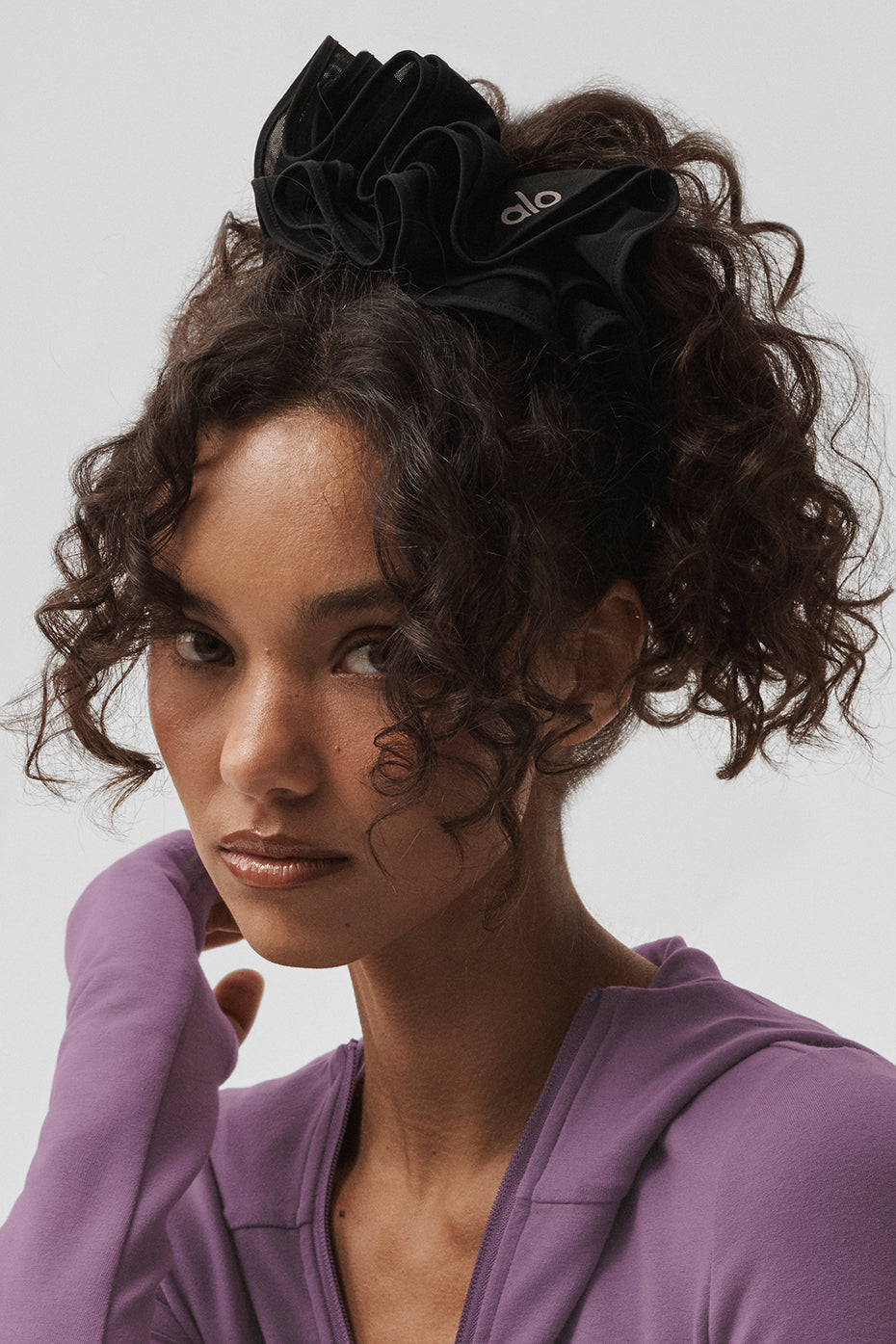 Mesh Sweet Nothing Oversize Scrunchie - Black