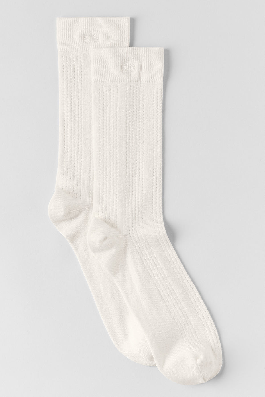 Cashmere Mesh Sock - Ivory