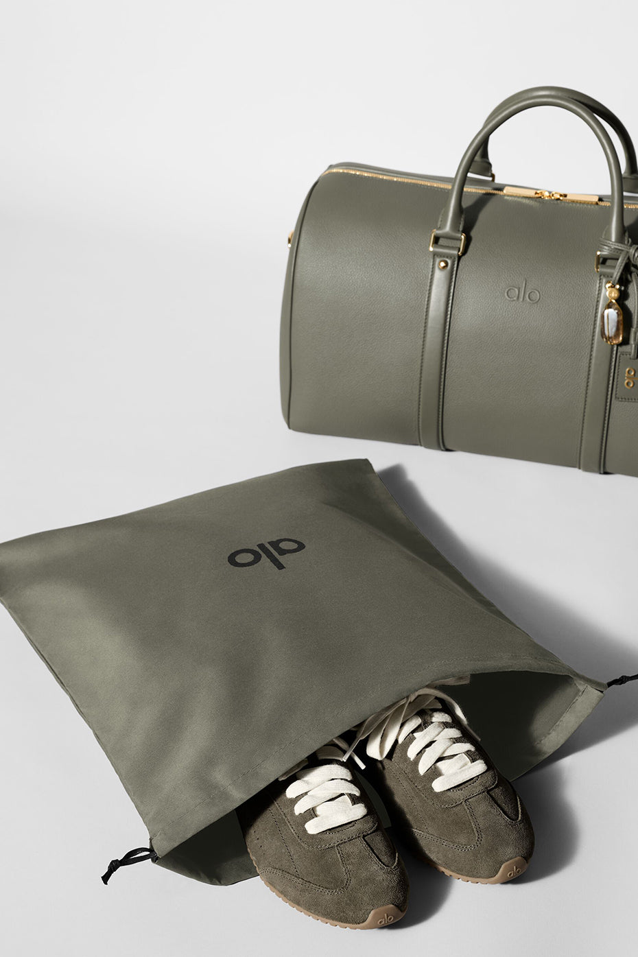 ALO Voyage Duffle - Olive Tree Leather - Image 5