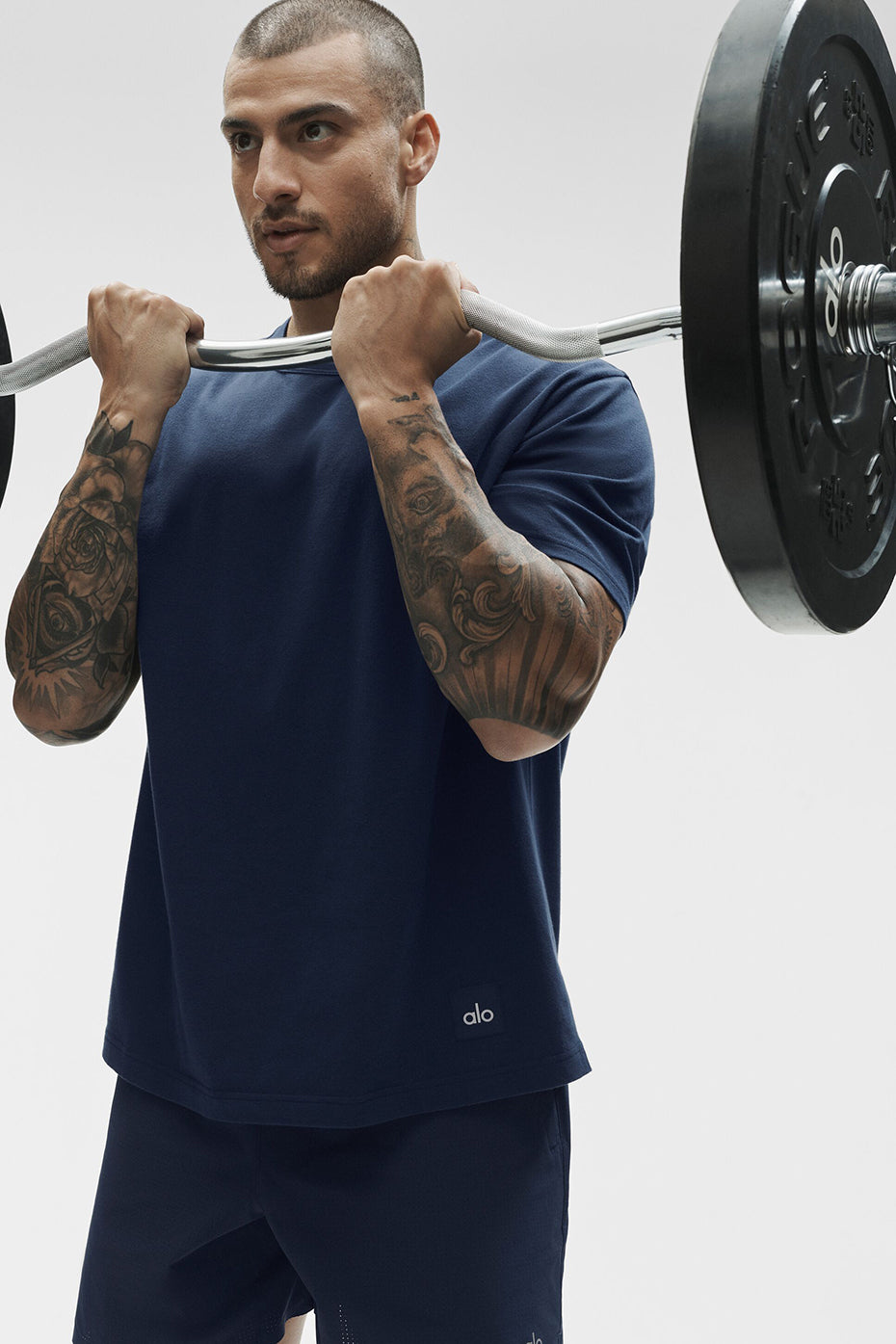 Essential Short Sleeve Street Tee - Navy - Image 5