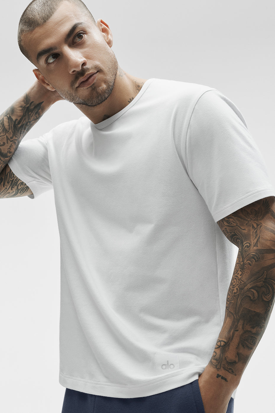 Essential Short Sleeve Street Tee - White - Image 4