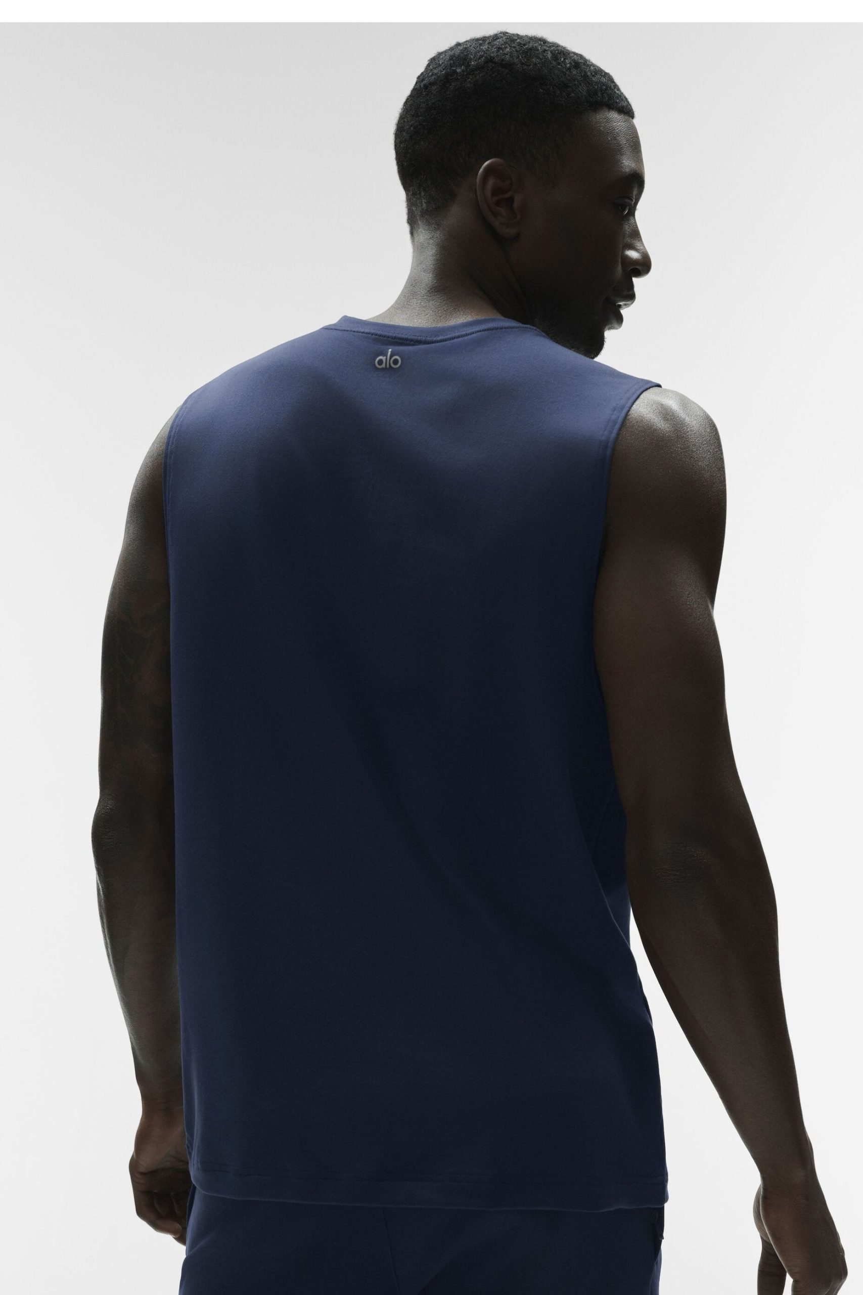 Conquer Muscle Tank - Navy - Image 2