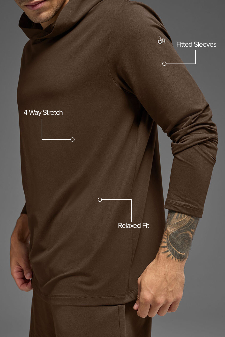 Conquer Reform Long Sleeve With Hood - Espresso - Image 2