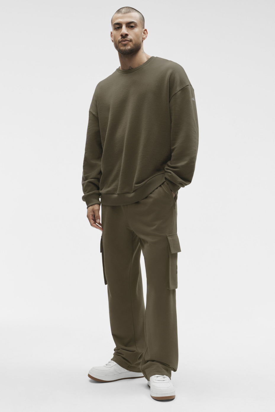 Chill Crew Neck Pullover - Olive Tree - Image 5
