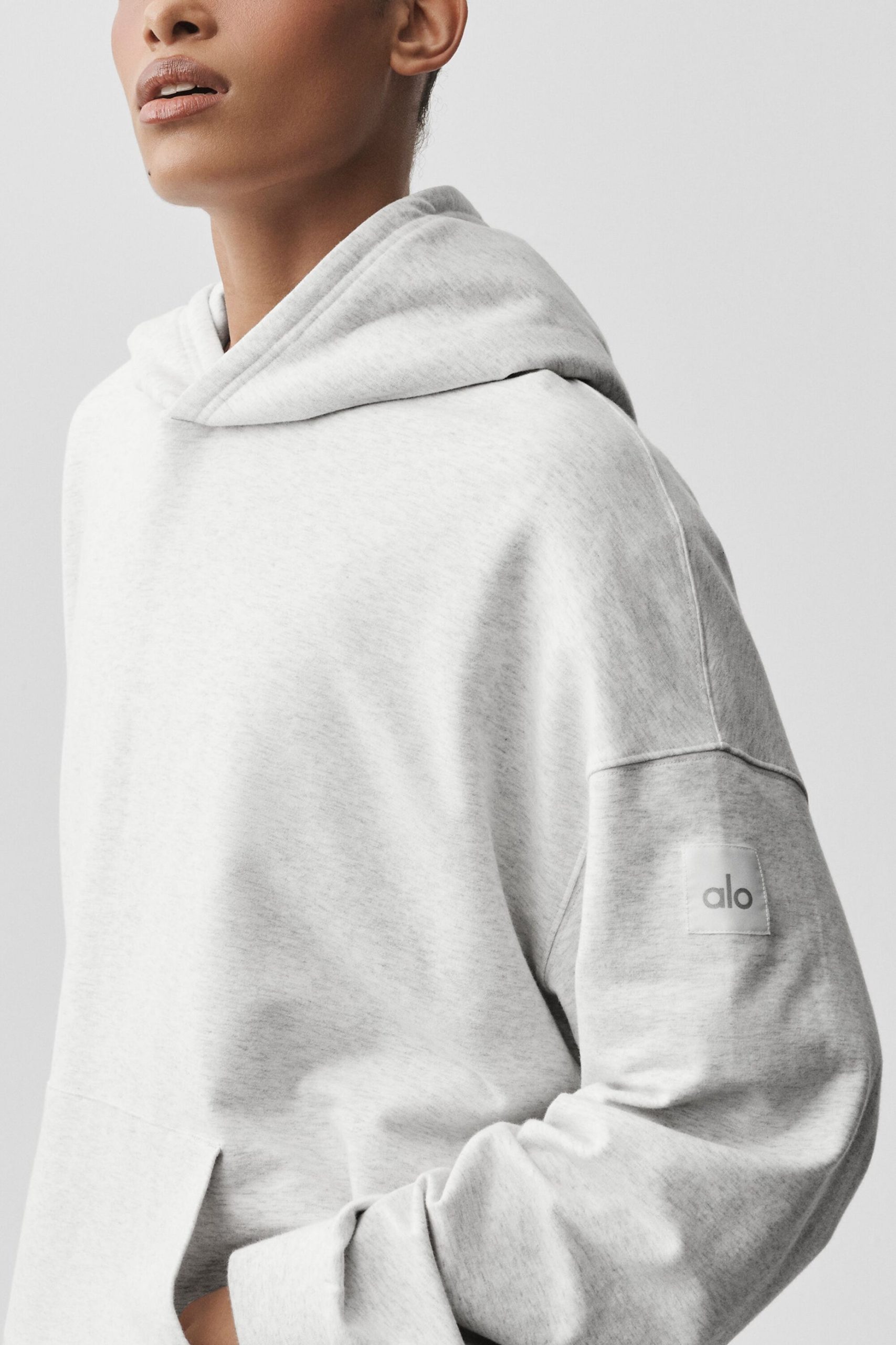 Double Take Hoodie - White Heather - Image 2