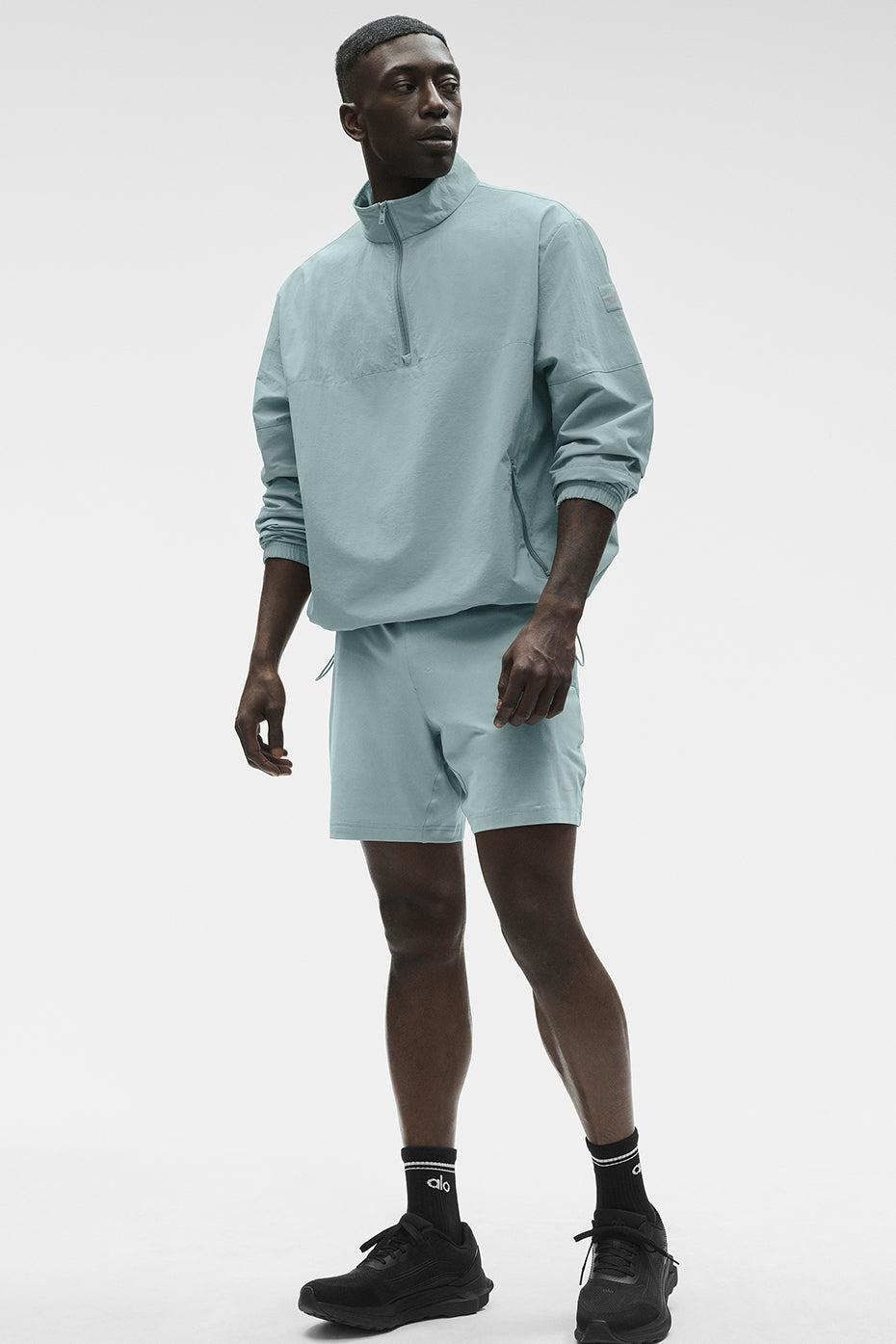 Light Weight Takeaway Track Pullover - Desert Sage - Image 5