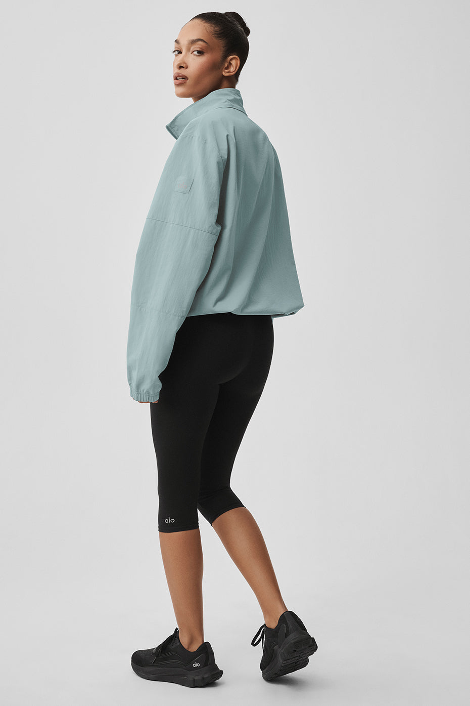 Light Weight Takeaway Track Pullover - Desert Sage - Image 4