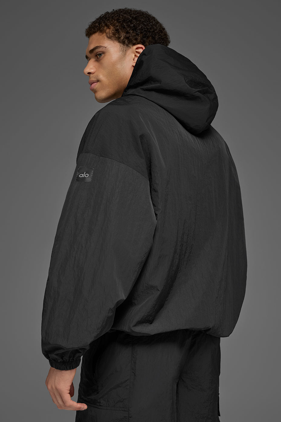 Axis Hooded Pullover - Black - Image 3