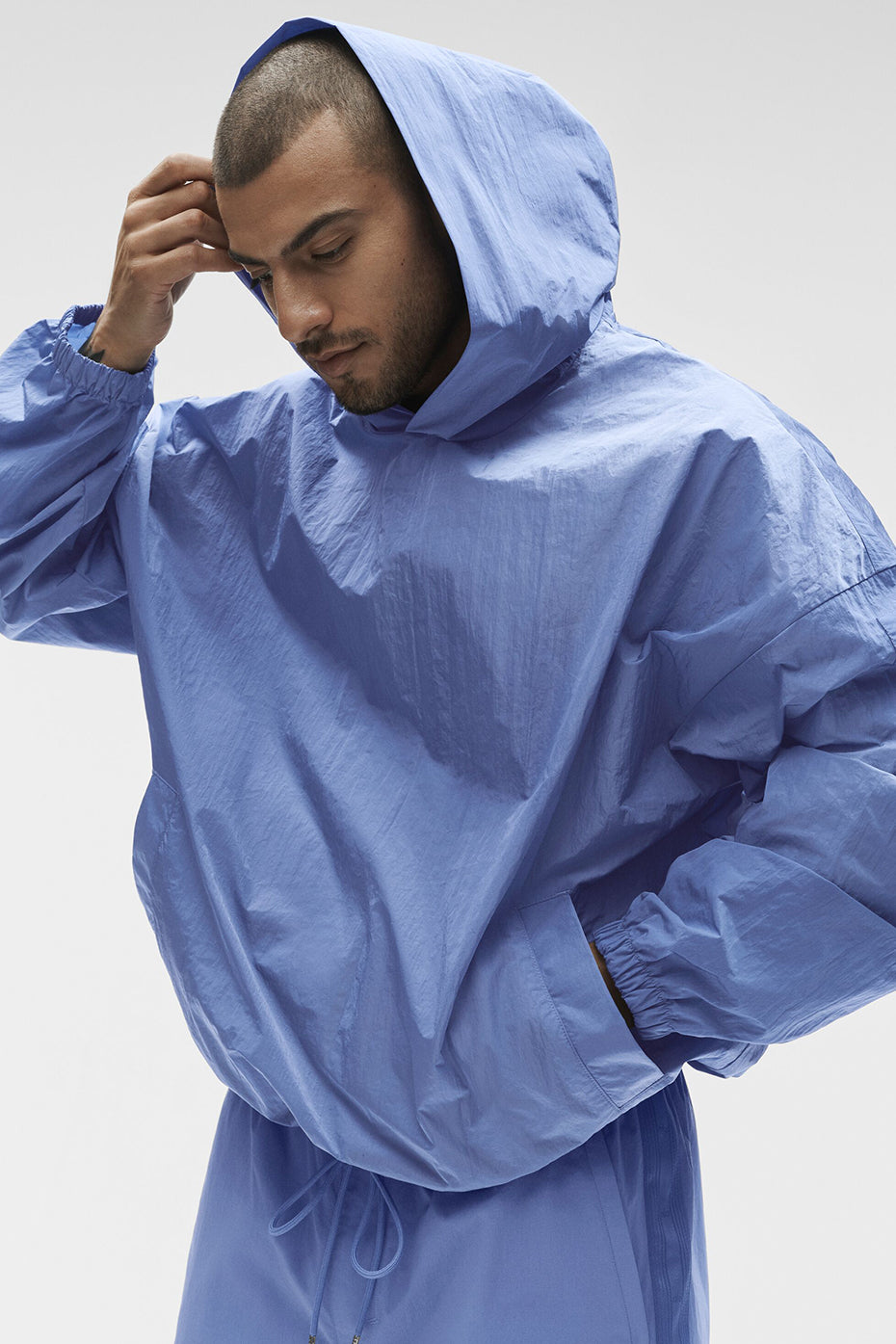 Axis Hooded Pullover - Provence Blue - Image 3
