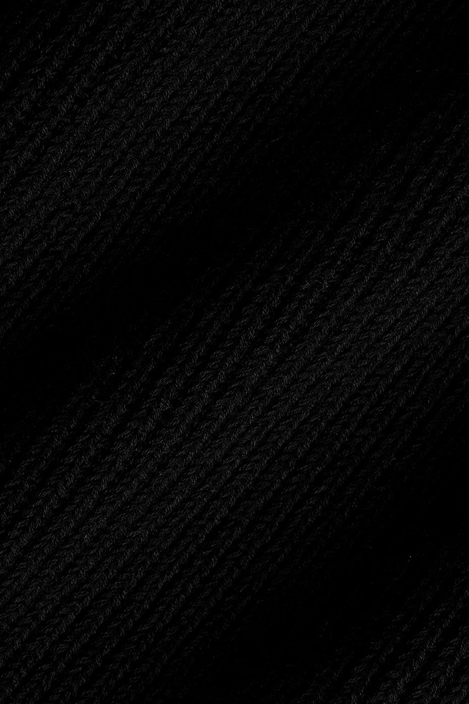 Domain Rib Knit Sweatpant - Black - Image 4