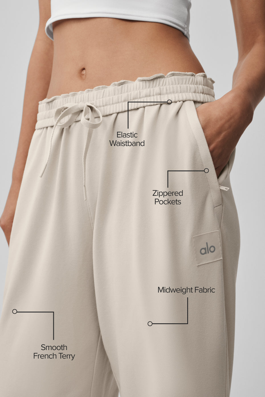 Double Take Straight Leg Pant - Bone - Image 2