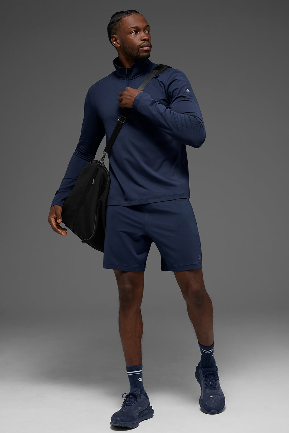 7 Conquer React Performance Short - Navy - Image 6