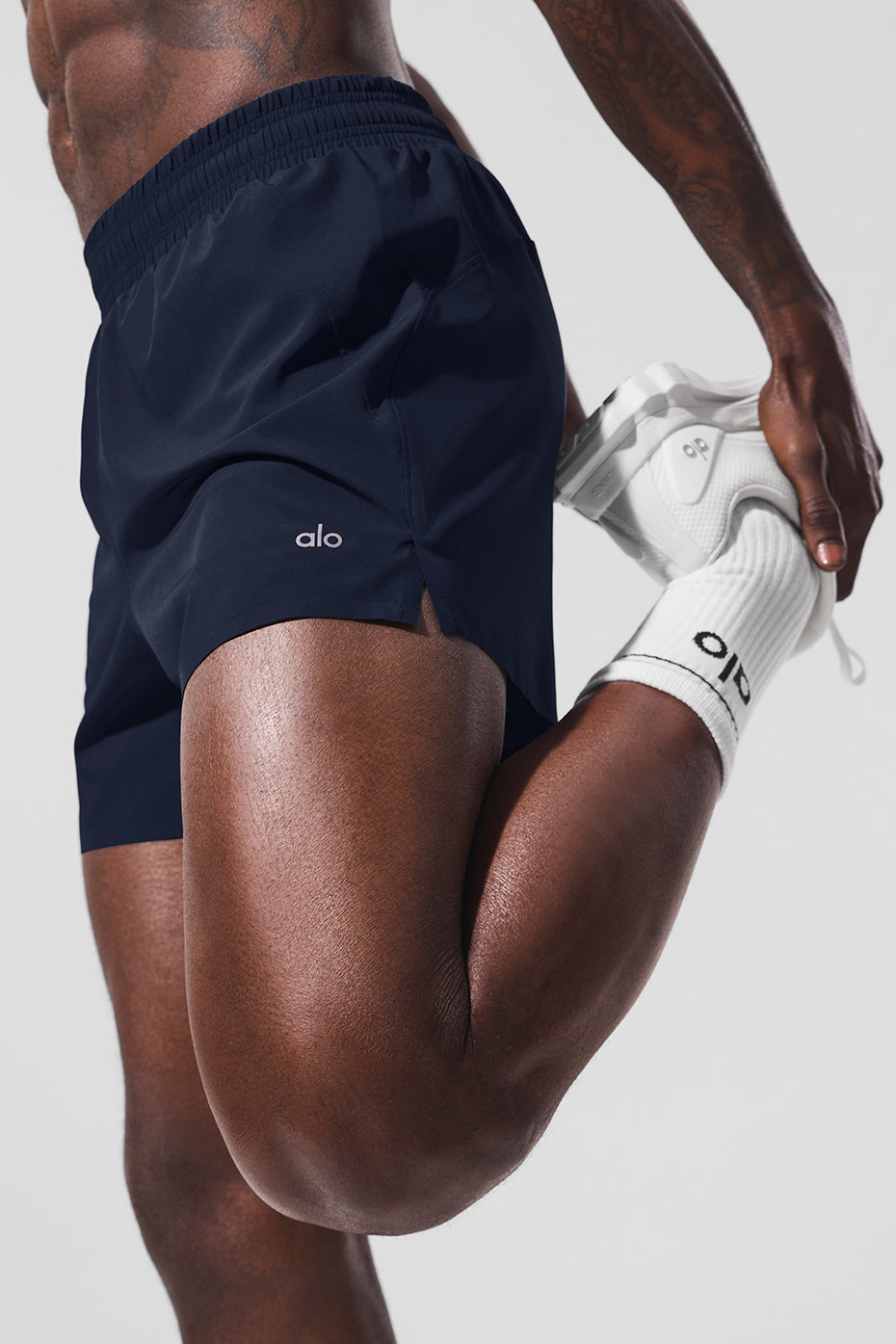 5 Adapt Running Short - Navy - Image 2