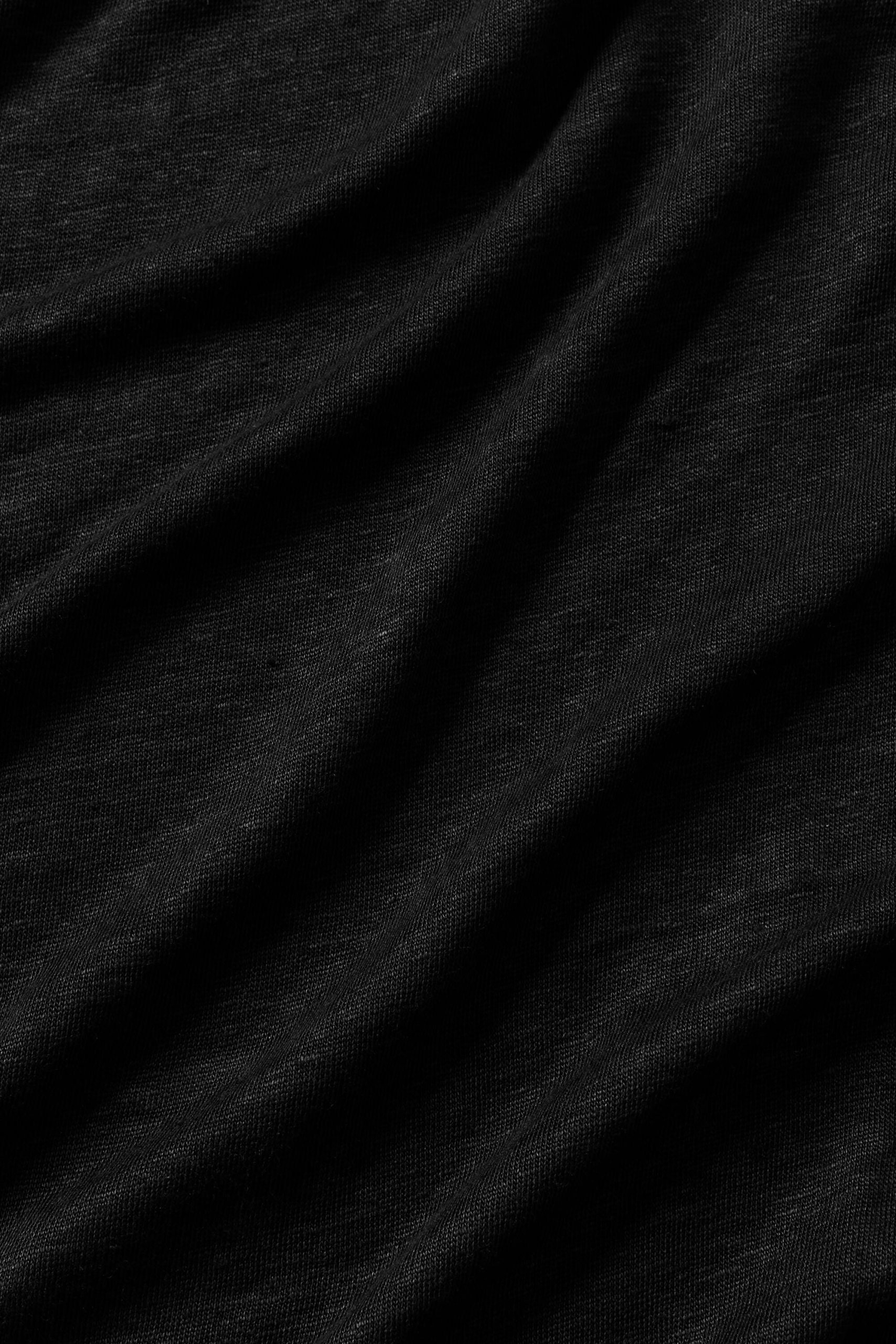 7 Linen Jersey Coastal Short - Black - Image 6