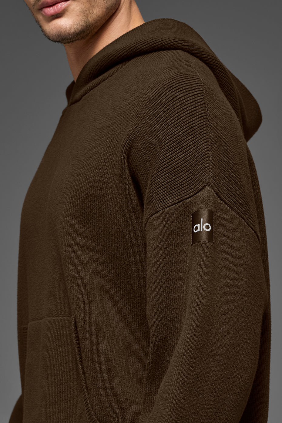 Scholar Hooded Sweater - Espresso - Image 4