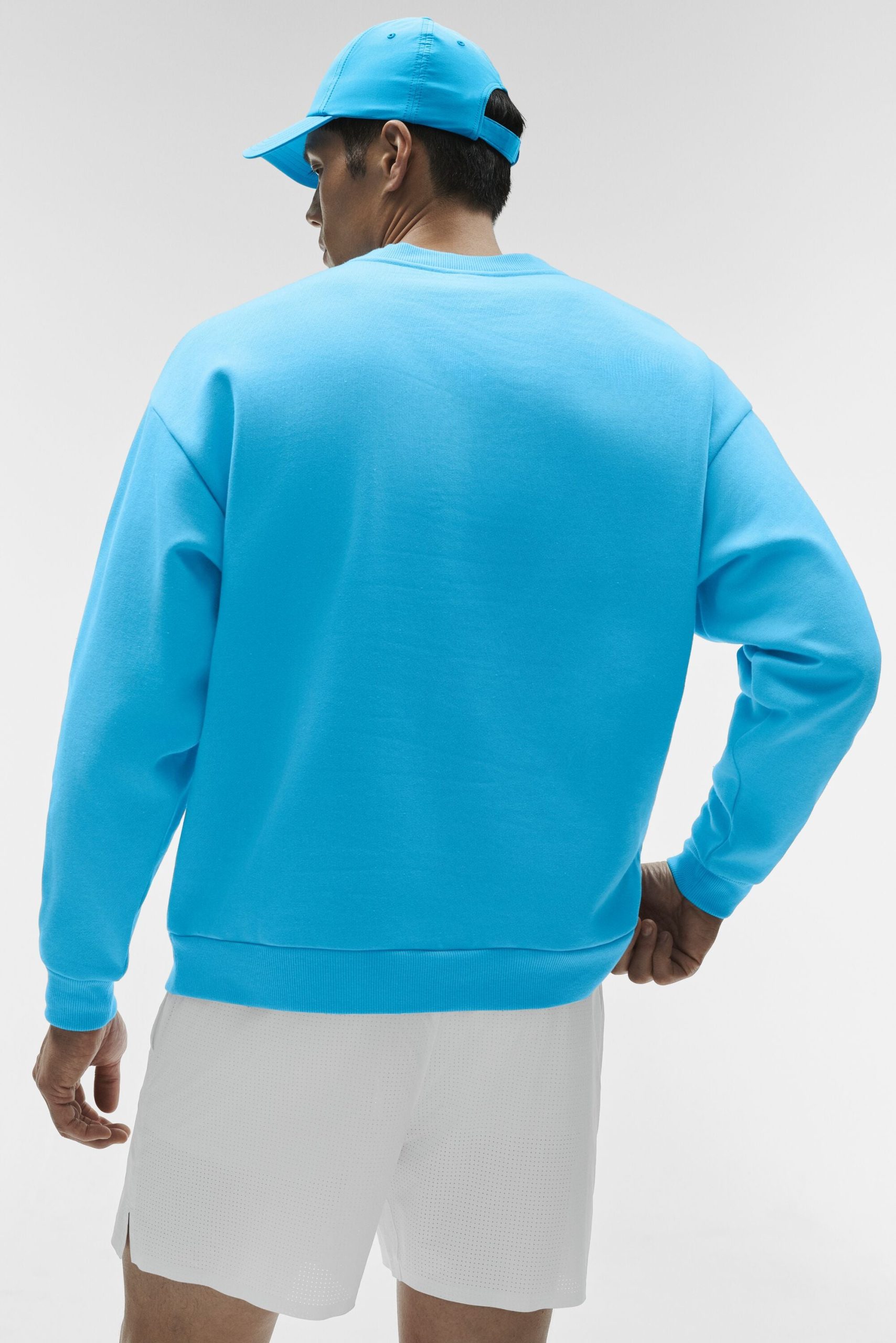 Accolade Crew Neck Pullover - Azure Blue - Image 2