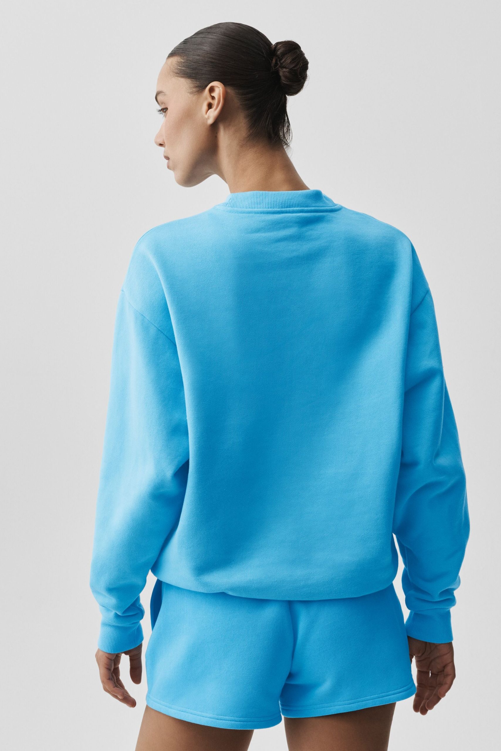 Accolade Crew Neck Pullover - Azure Blue - Image 3