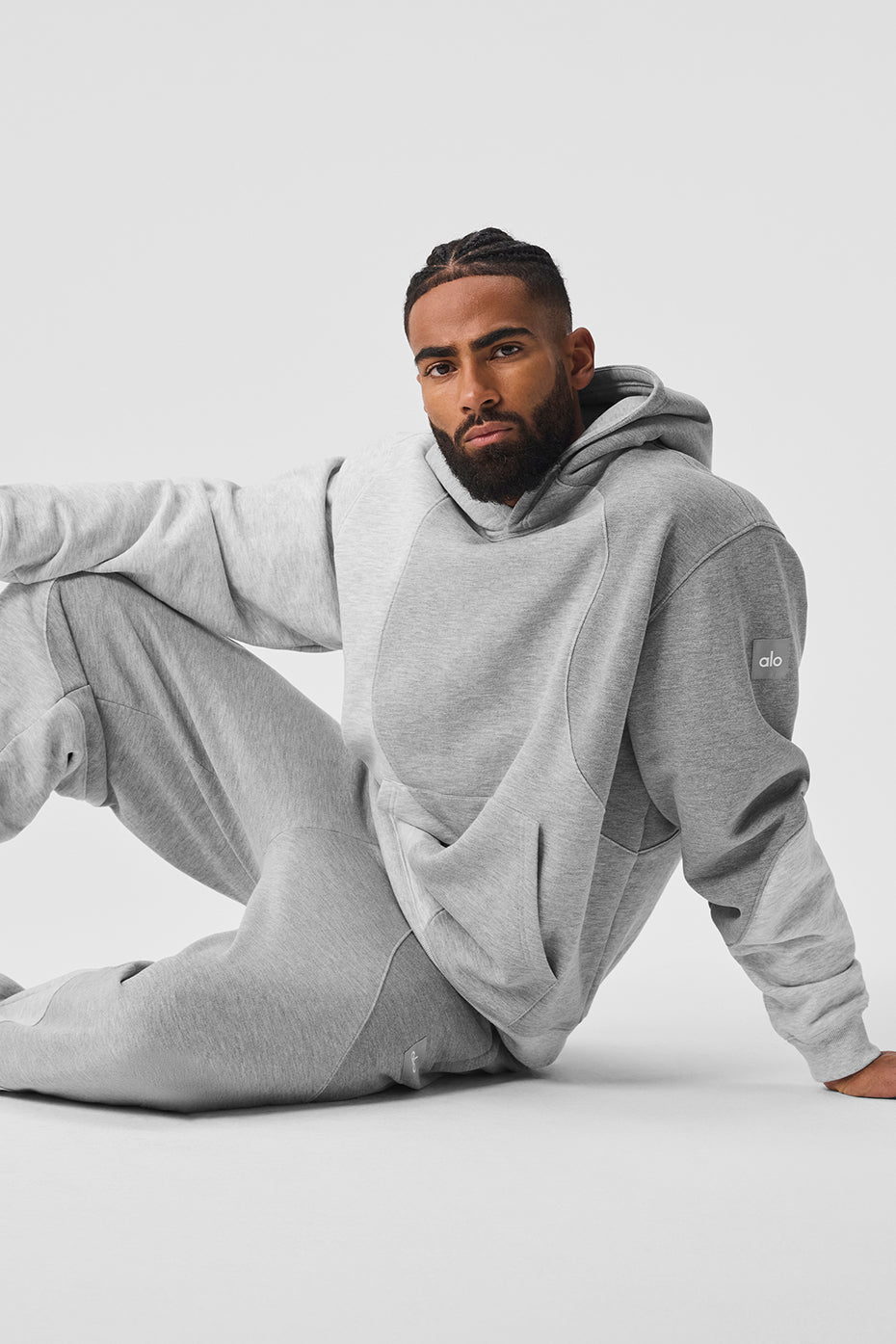 Make Waves Hoodie - Athletic Heather Grey Tonal - Image 5