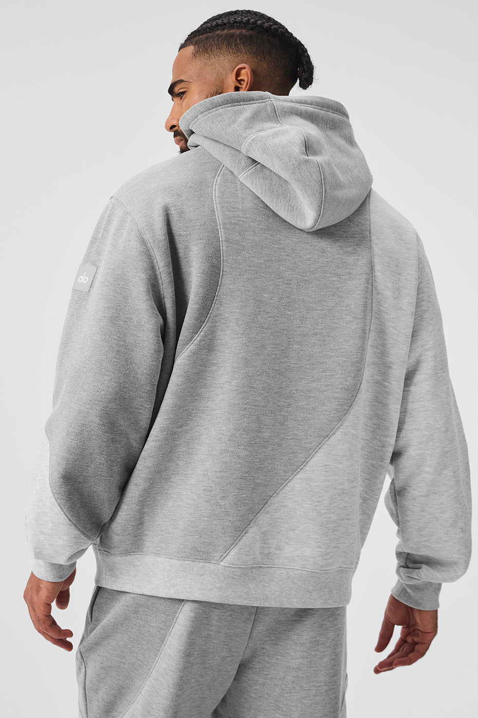 Make Waves Hoodie - Athletic Heather Grey Tonal - Image 2