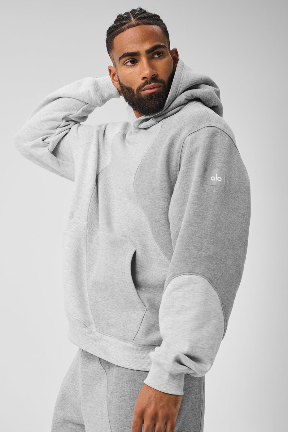 Make Waves Hoodie - Athletic Heather Grey Tonal - Image 3