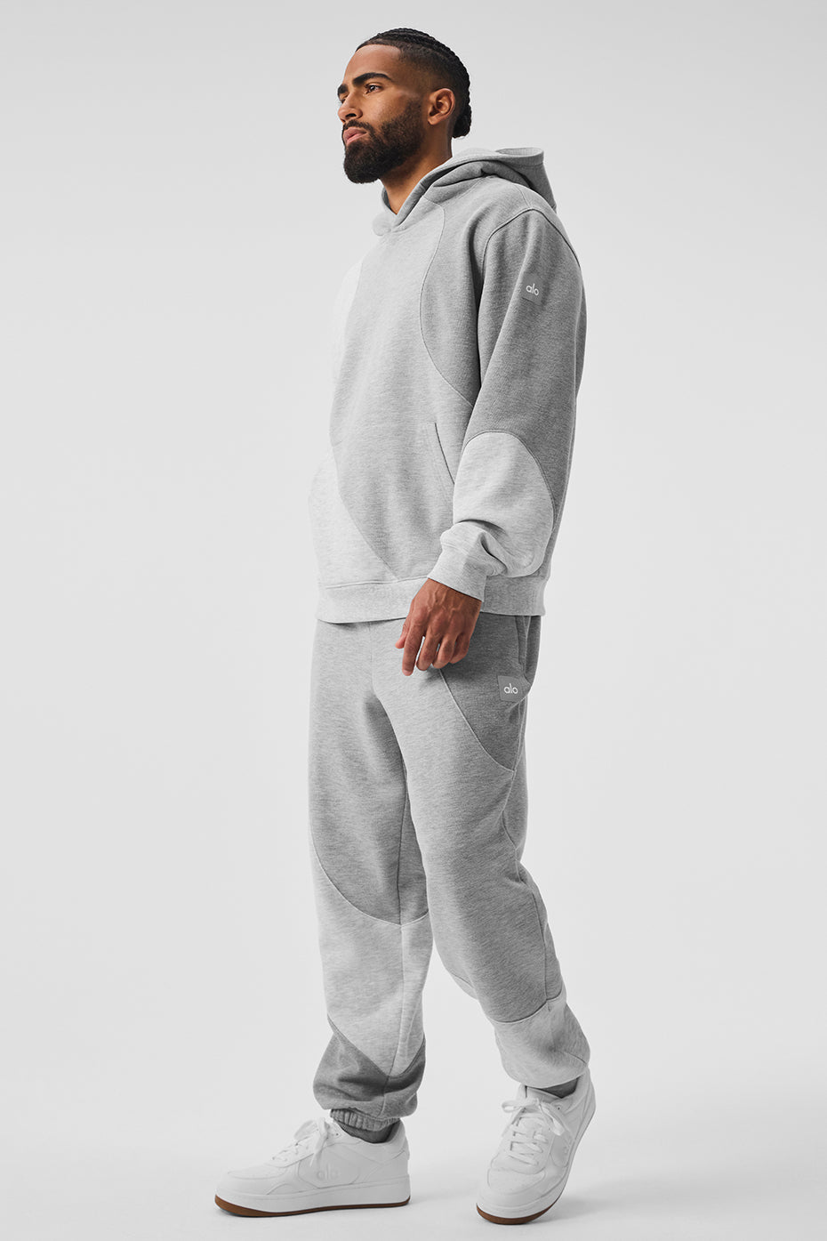 Make Waves Hoodie - Athletic Heather Grey Tonal - Image 4