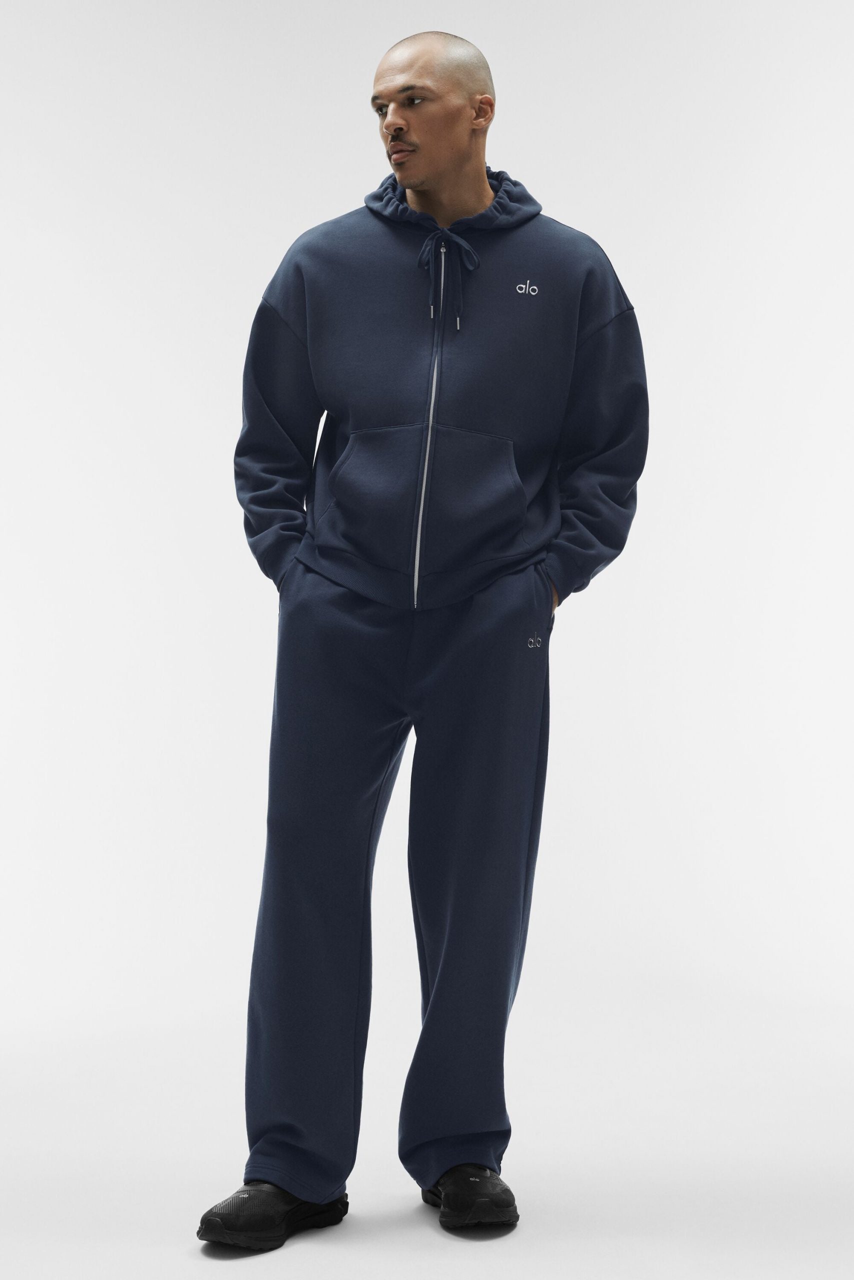 Accolade Full Zip Hoodie - Navy - Image 4