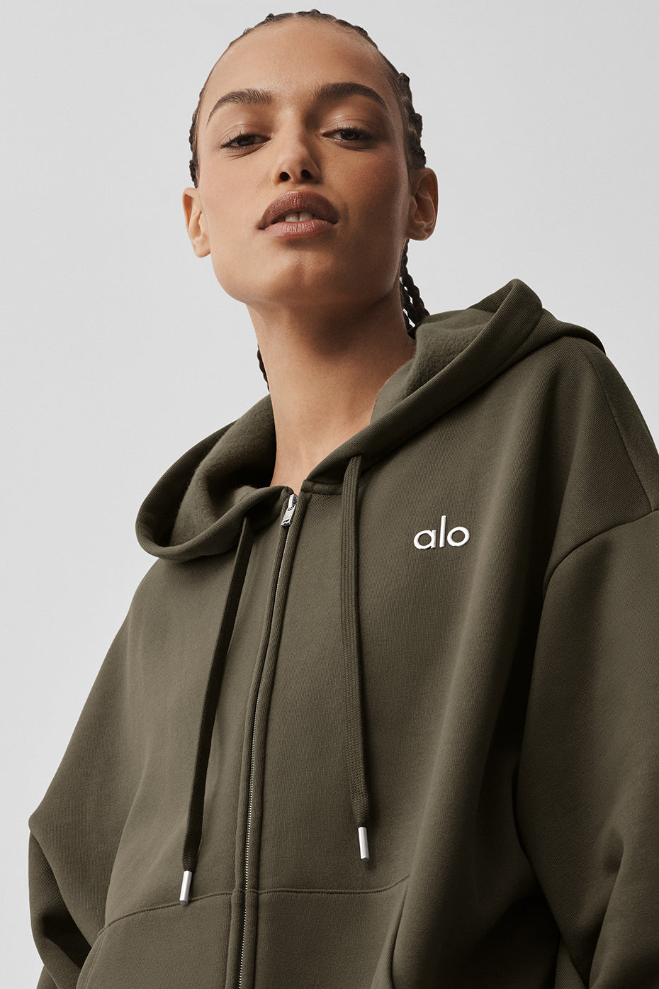 Accolade Full Zip Hoodie - Olive Tree - Image 4