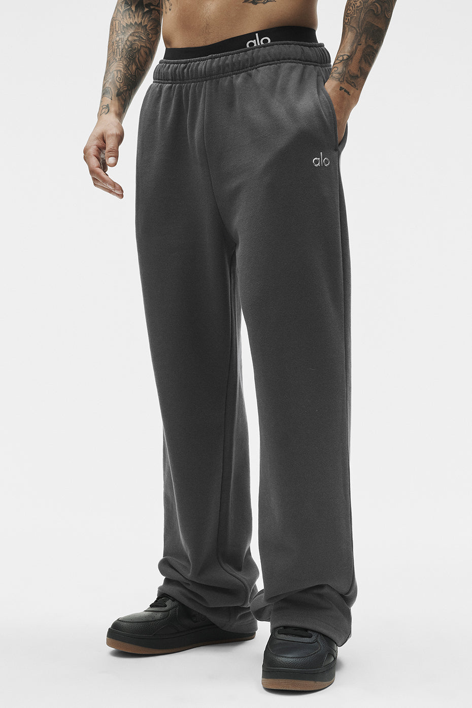 Accolade Straight Leg Sweatpant - Anthracite - Image 3