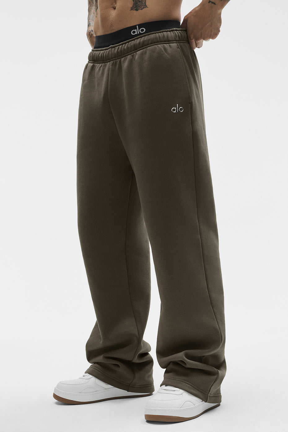 Accolade Straight Leg Sweatpant - Olive Tree - Image 3