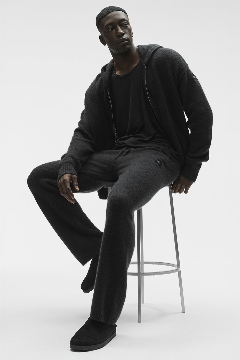 Wool Cashmere New Class Sweatpant - Black