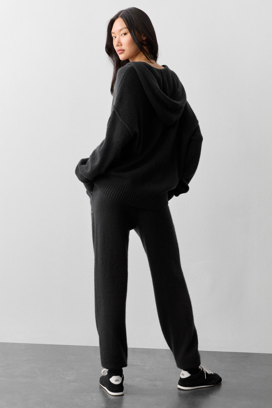 Wool Cashmere New Class Sweatpant - Black - Image 5