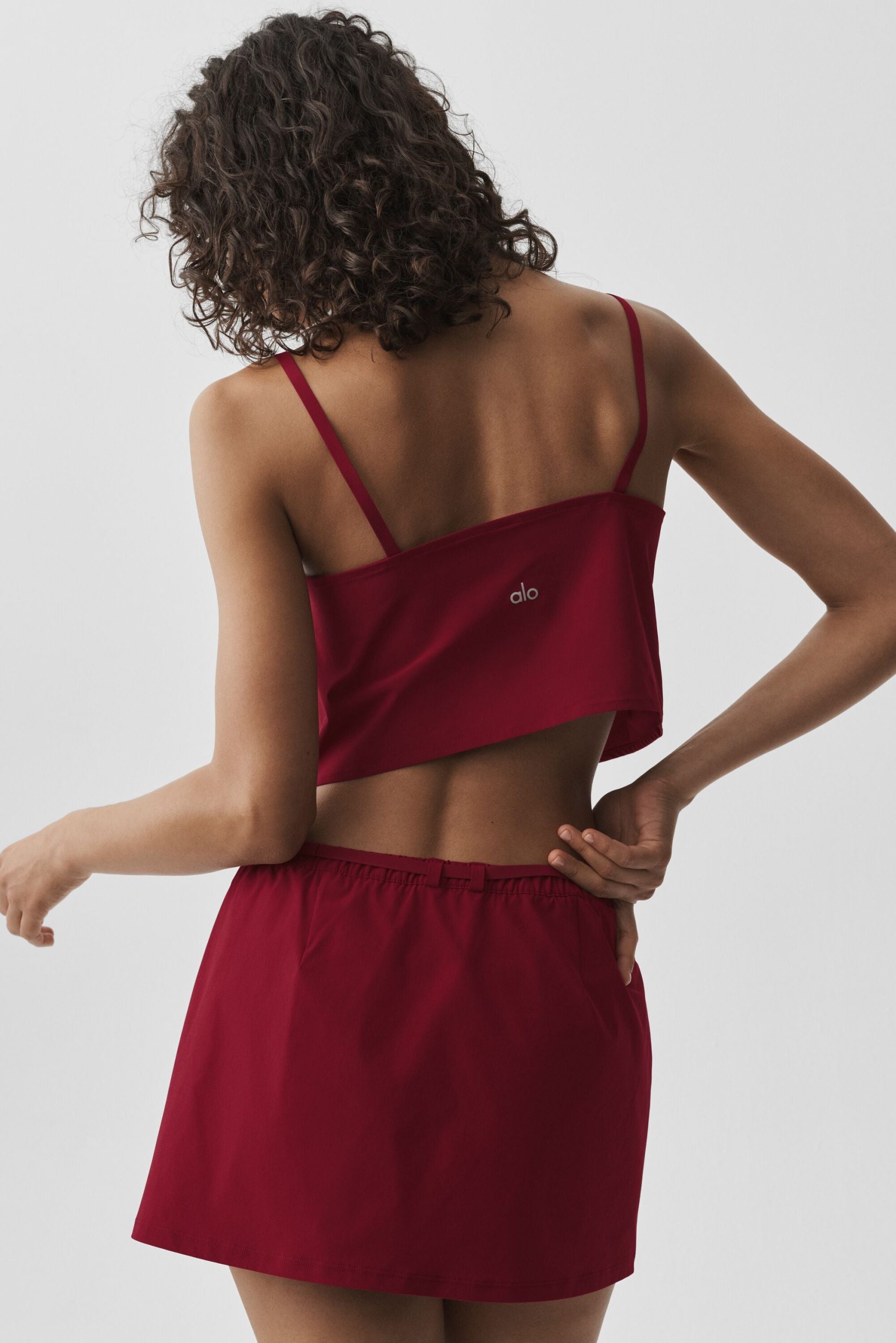 Cropped Connection Tank - Summer Romance Red - Image 2