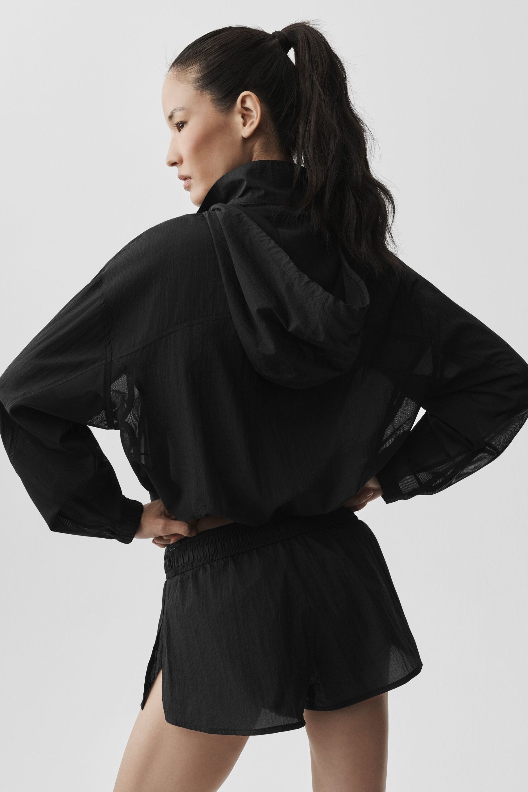 1/4 Zip Go Time Pullover - Black - Image 3