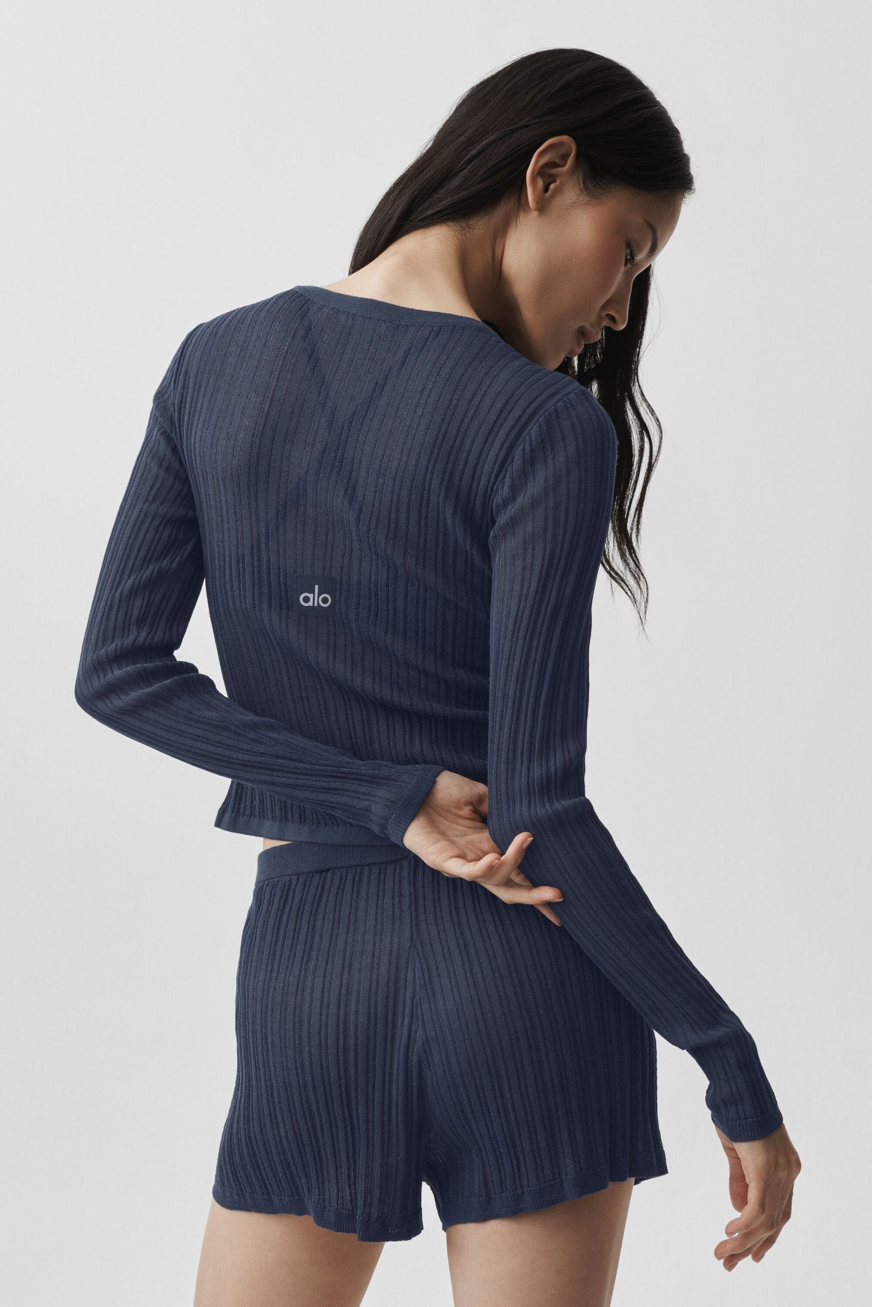 Sweater Sunlit Cardigan - Navy - Image 2