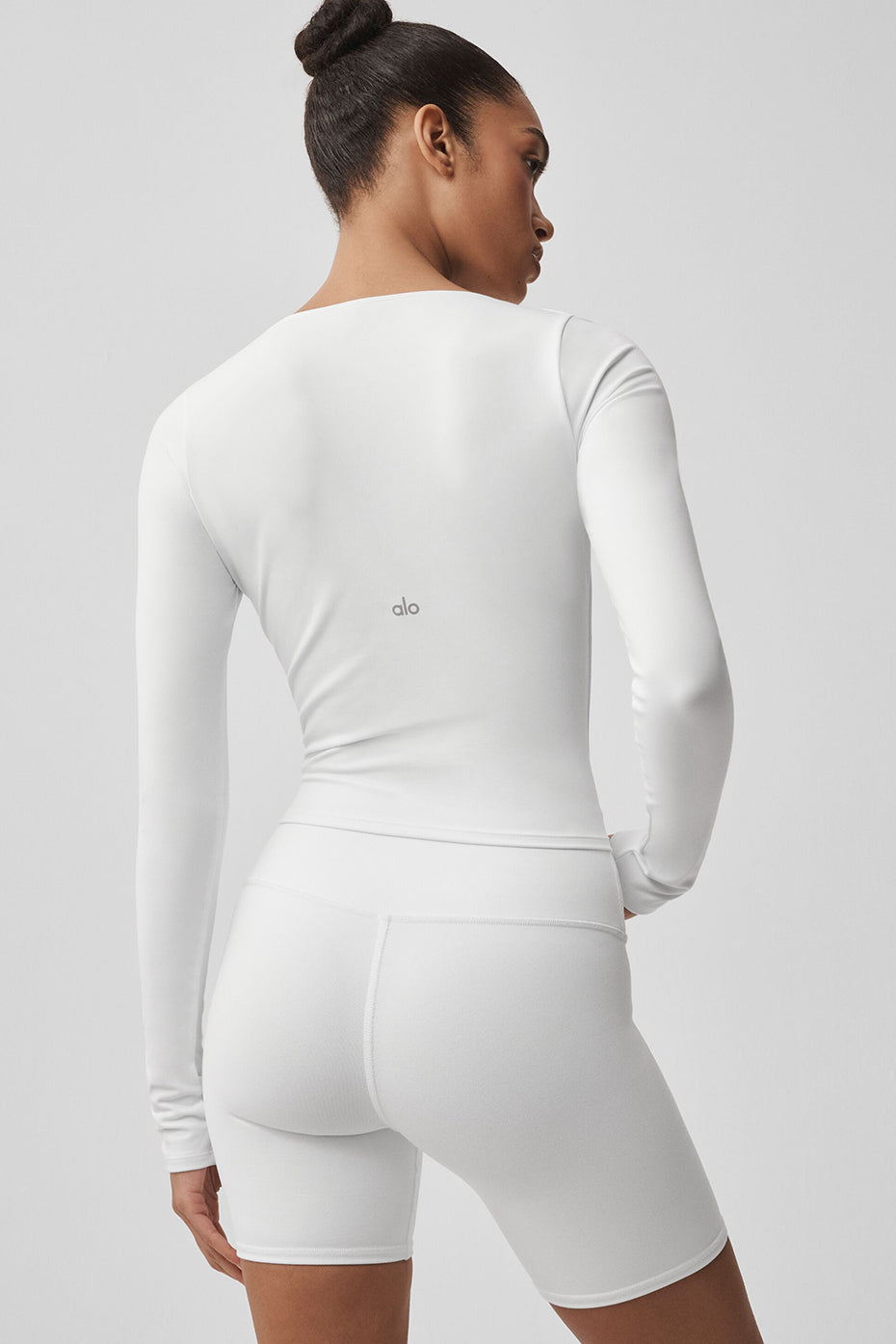 ALO Softsculpt Precision Long Sleeve - White - Image 4