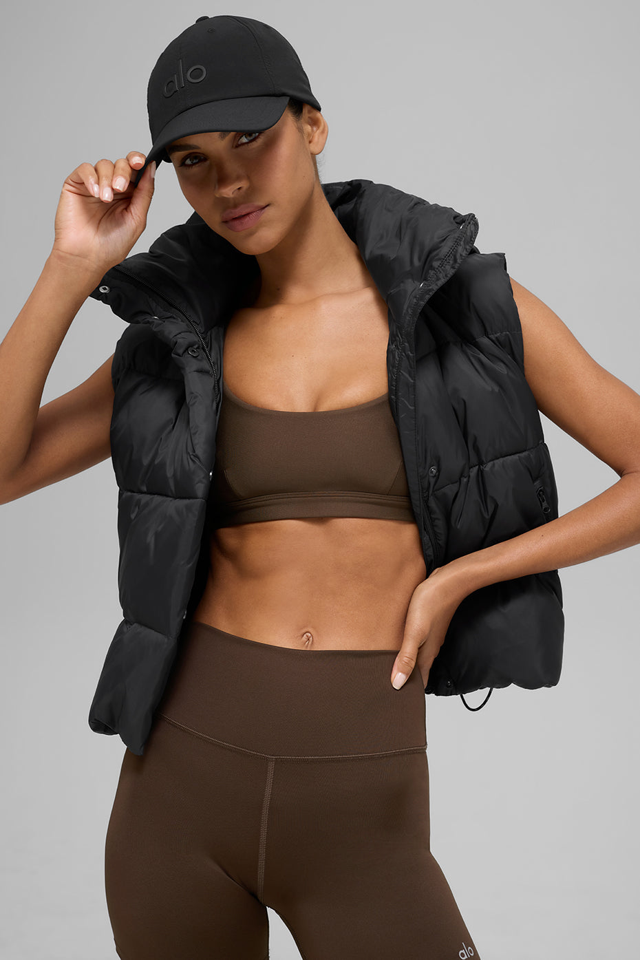 Gold Rush Puffer Vest - Black - Image 2