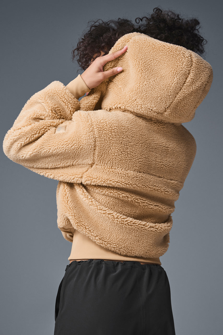Foxy Sherpa Jacket - Camel - Image 3