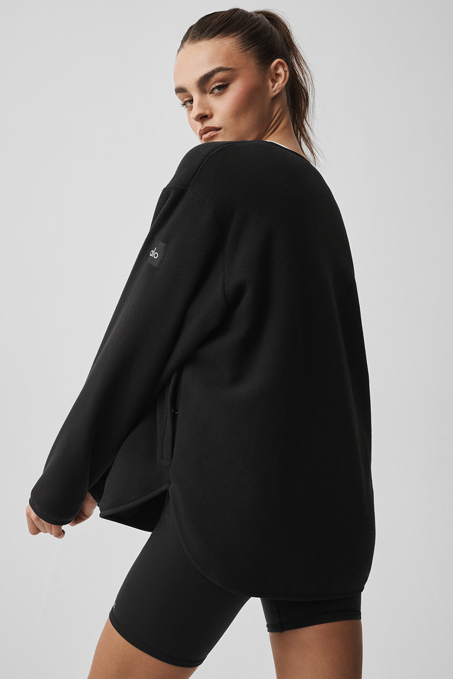Polar Fleece Take Note Jacket - Black - Image 4