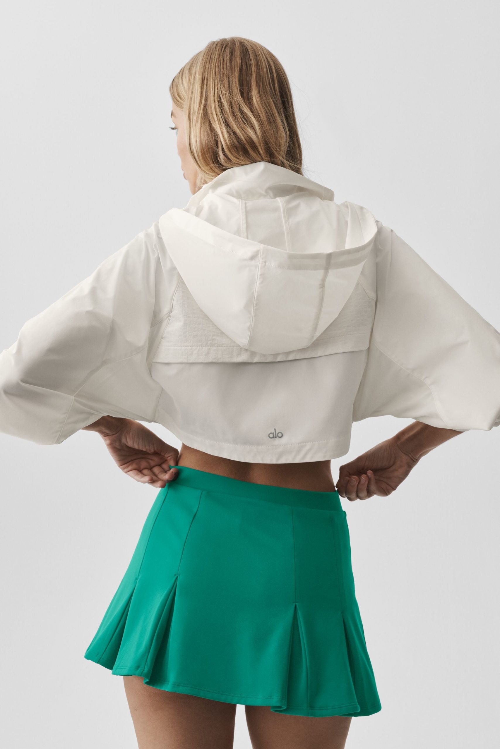 Cropped Playmaker Jacket - Ivory - Image 2