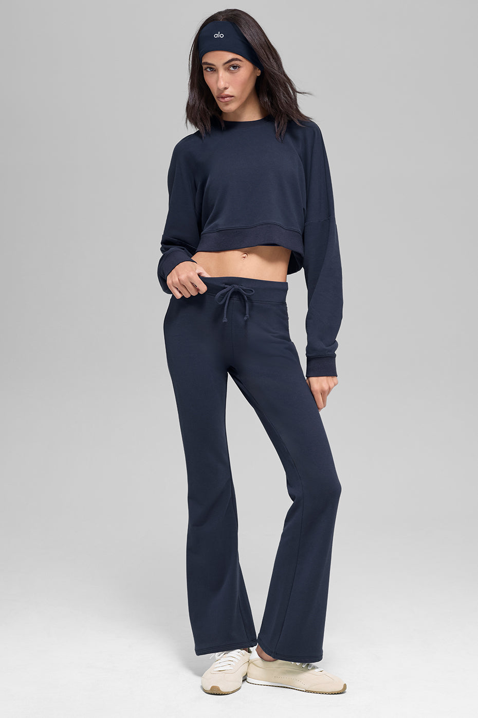 Sway Bootcut Sweatpant - Navy - Image 5