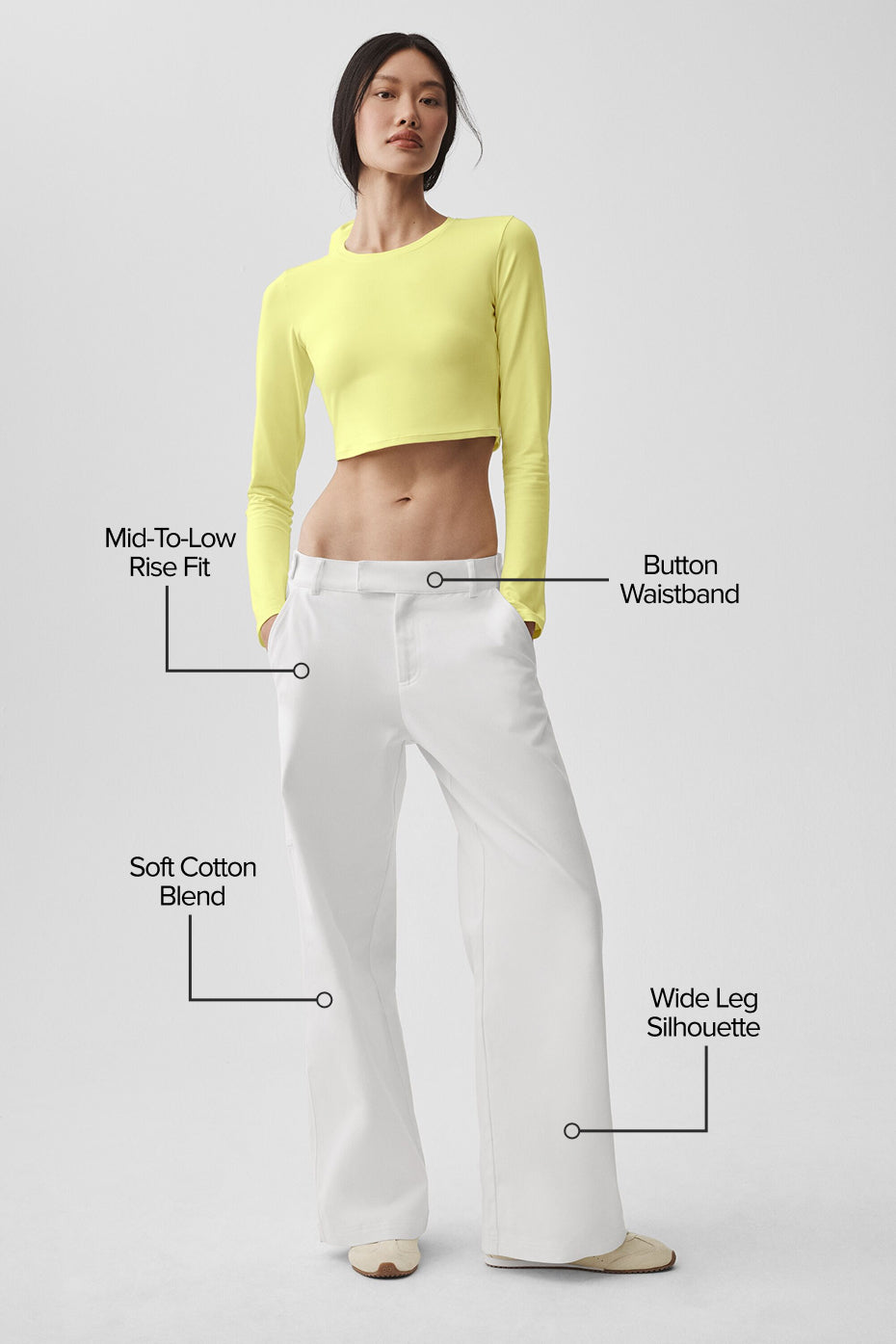 High Road Straight Leg Pant - White - Image 2