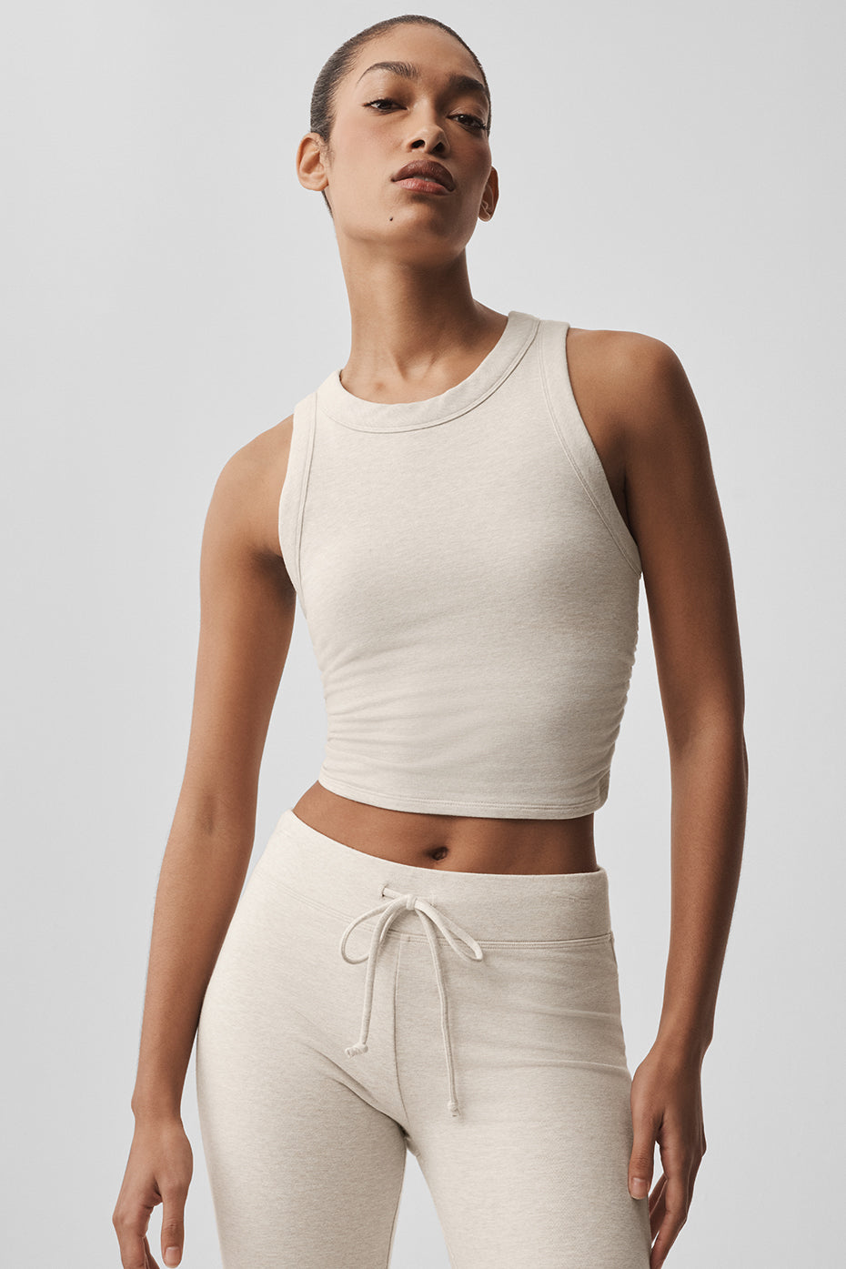 Sway Bra Tank - Oatmeal Heather - Image 5